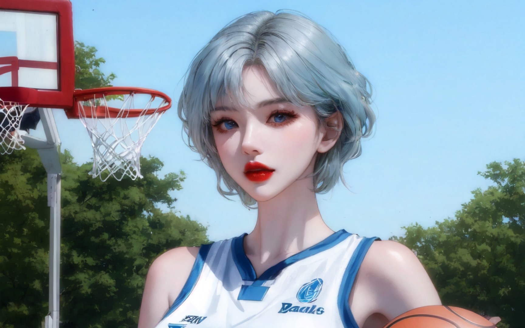 ai绘画 篮球少女 第二期