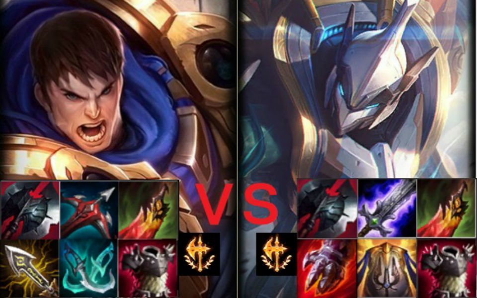 活动作品lol六神单挑盖伦vs瑟提峡谷上路一条街打听打听谁是爹