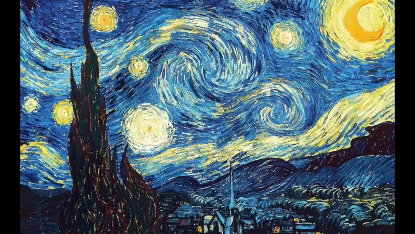 走近经典,名画欣赏:梵高的星月夜