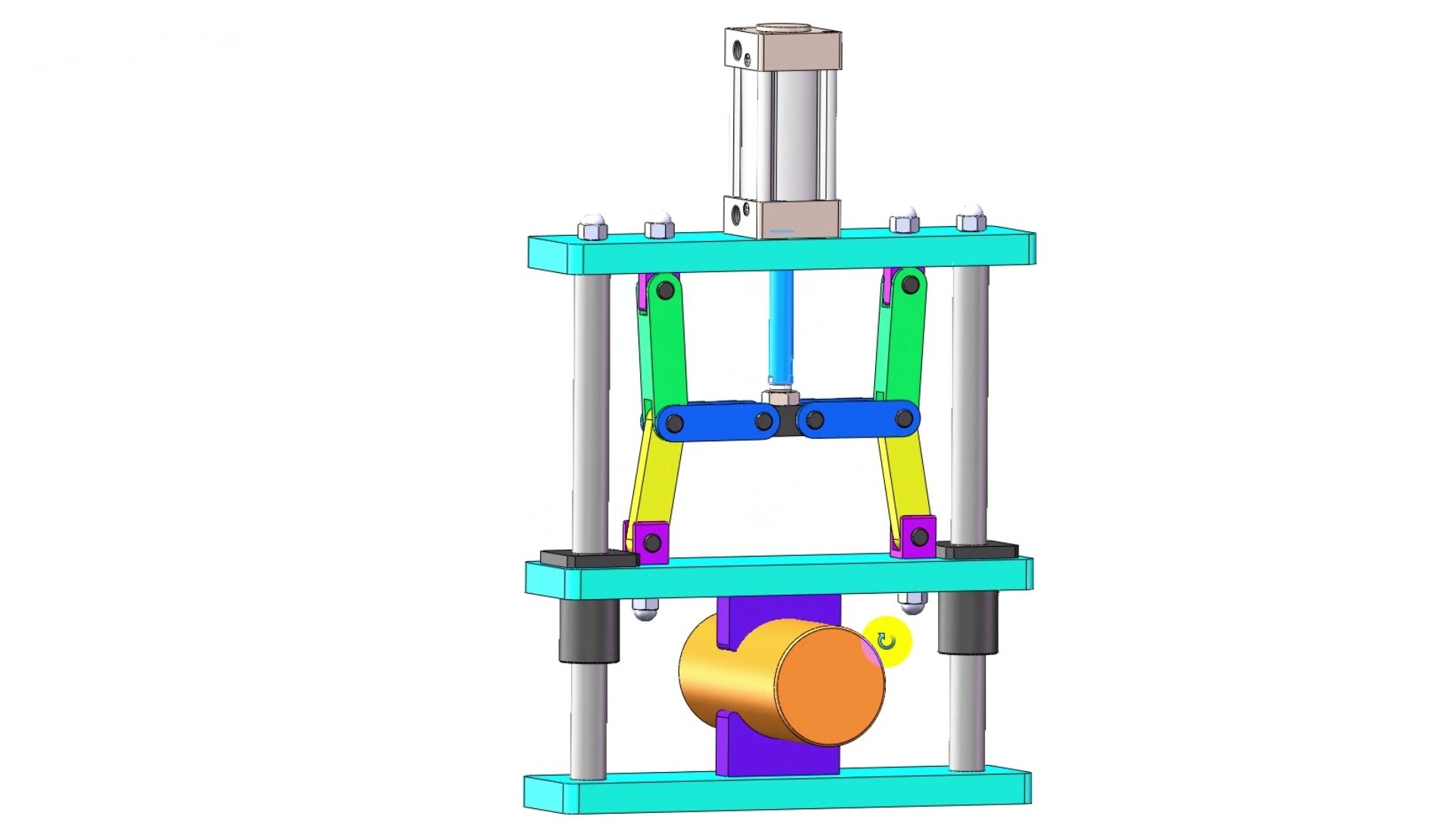 冲压省力机构设计