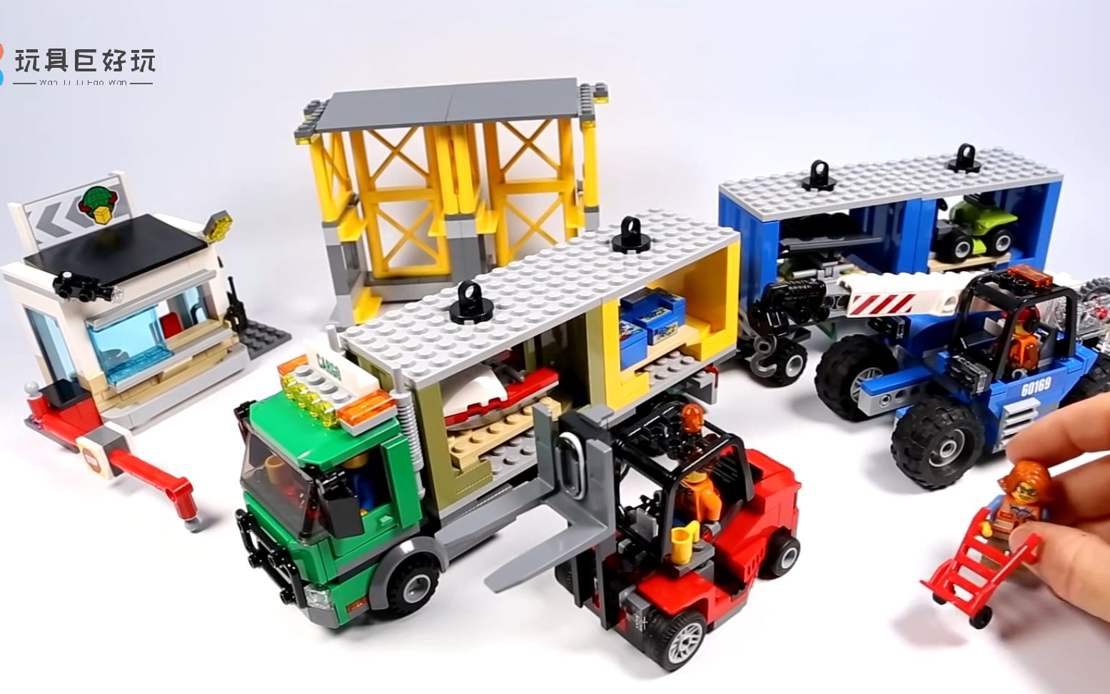 乐高60196工程车-运输车,叉车,脚手架