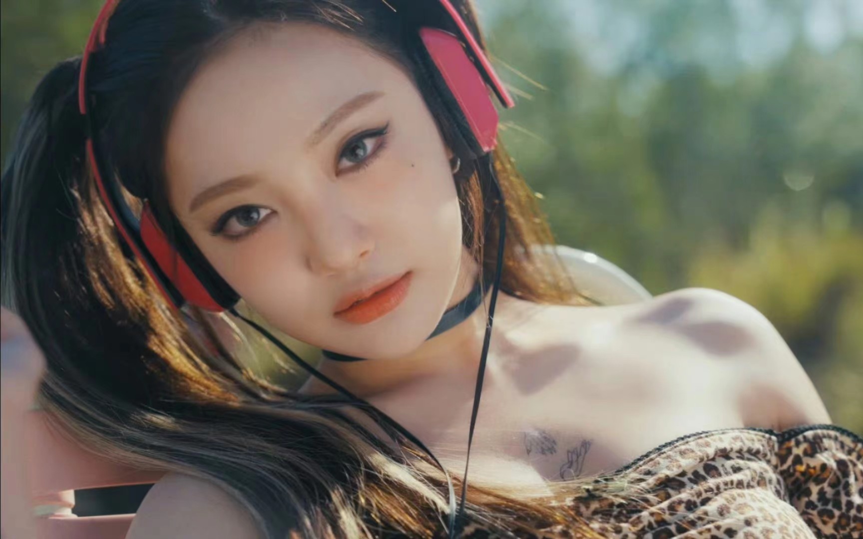 双马尾辣妹宁艺卓 aespa新歌spicy预告 宁宁cut