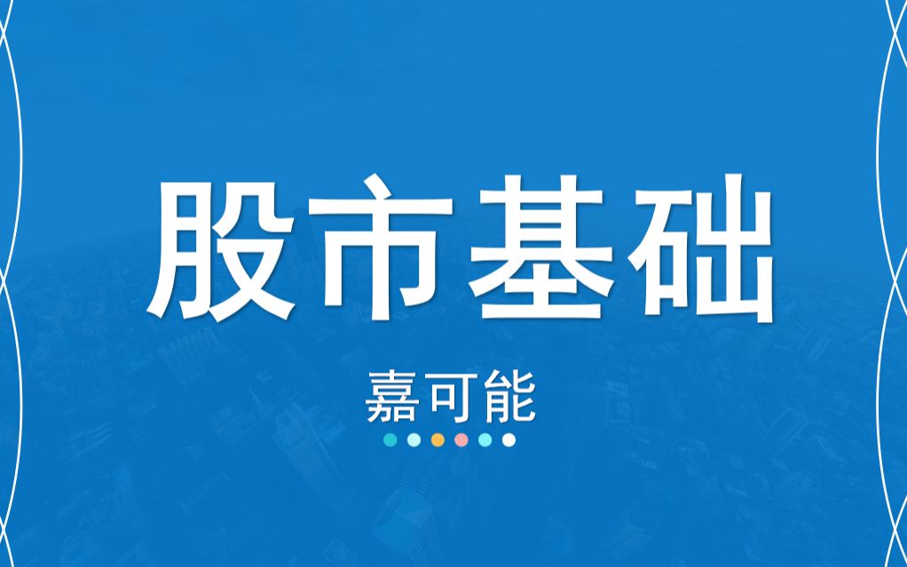 01【嘉可能】股市基础知识《八大国家级交易所》股票入门基础知识精选 连载课哔哩哔哩bilibili