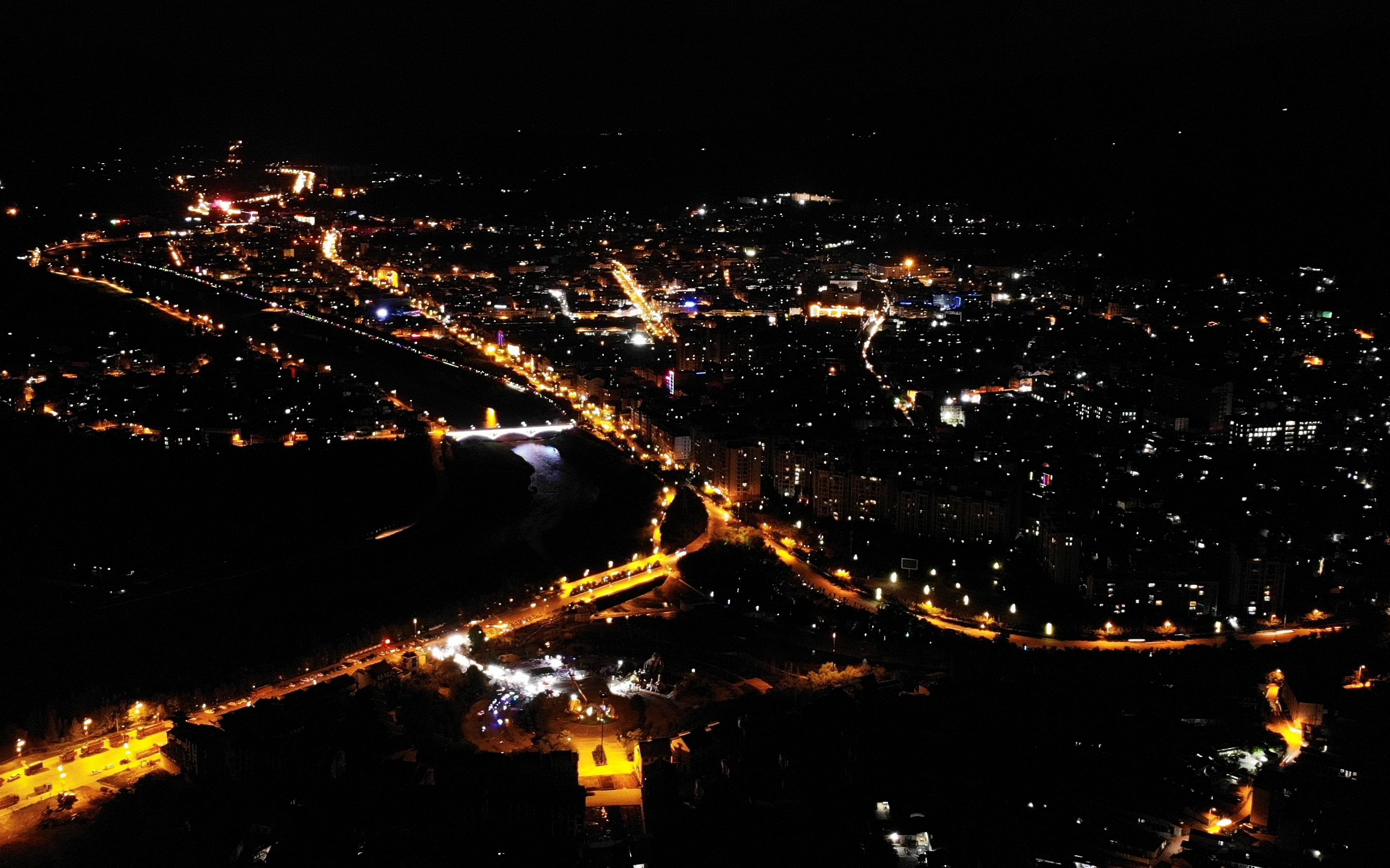 空摄景东·景东夜景