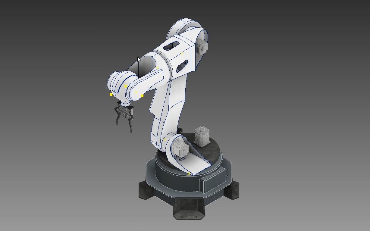 inventor国赛机械手46分钟建模