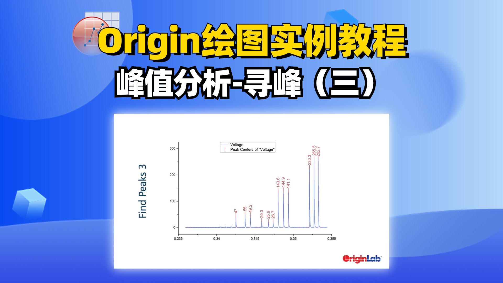 Origin绘图实例教程:峰值分析寻峰(三)哔哩哔哩bilibili