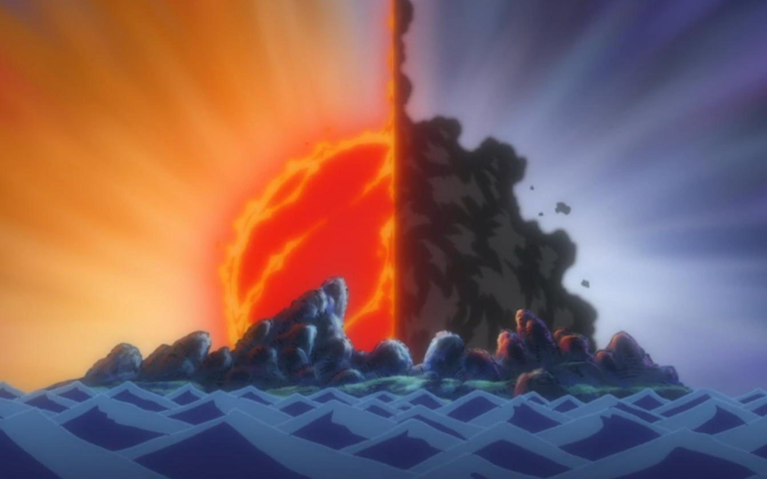 "剪掉所有对话"黑胡子vs艾斯,大炎戒-炎帝!