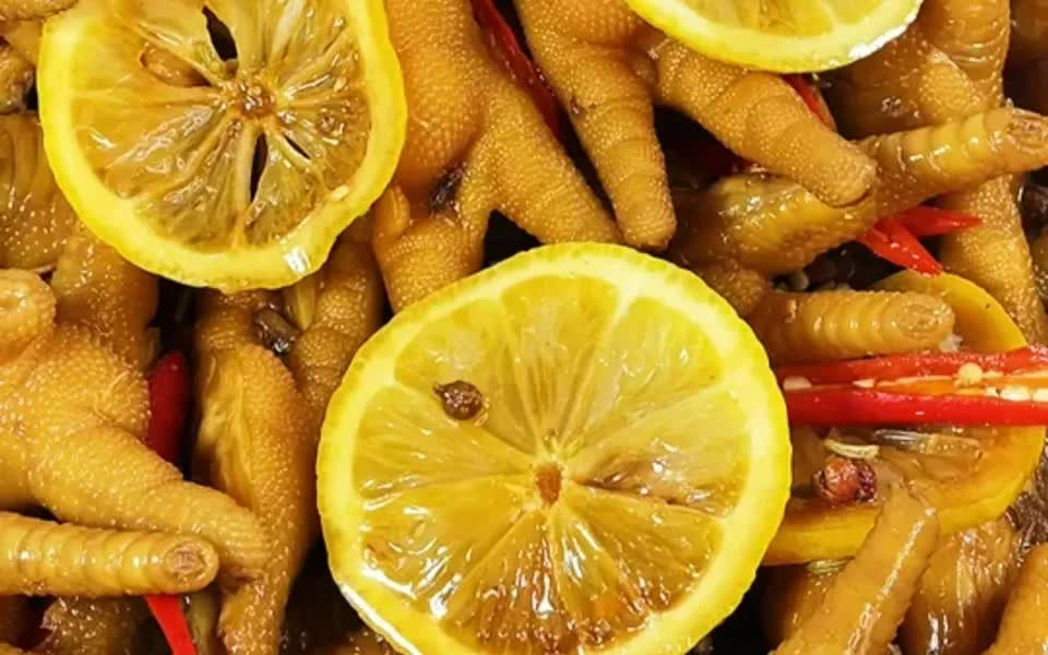柠檬糖醋泡爪,好吃的停不下来