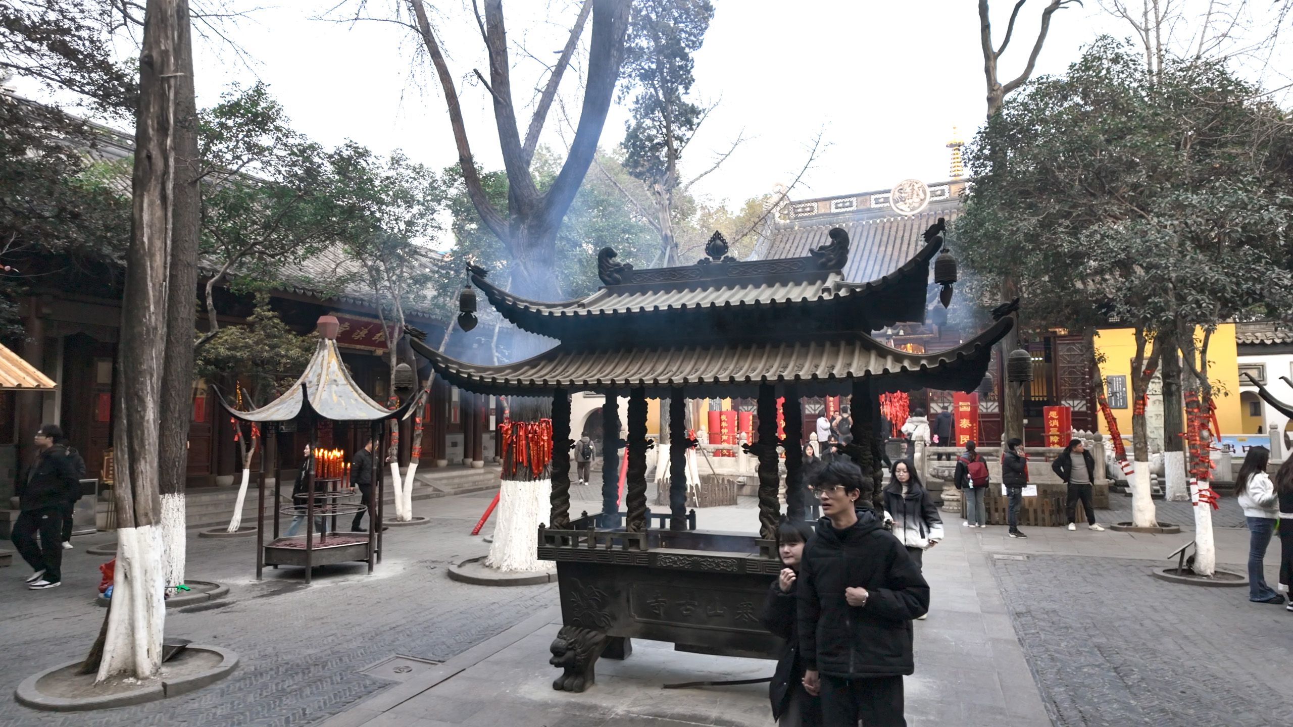 苏州 冬天的寒山寺 4h hdr