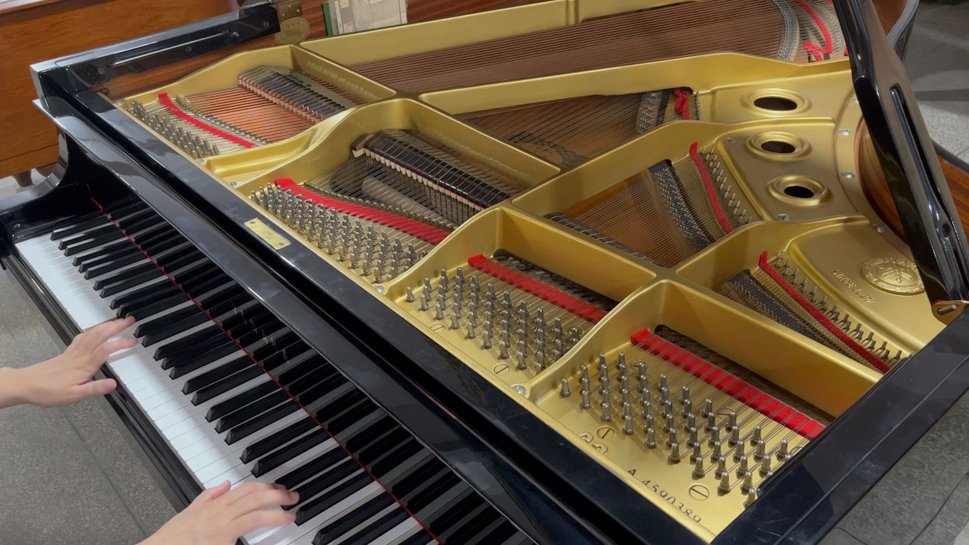 日本雅马哈yamaha g2a三角钢琴 ,1986年产,状态极佳……音色圆润,触感