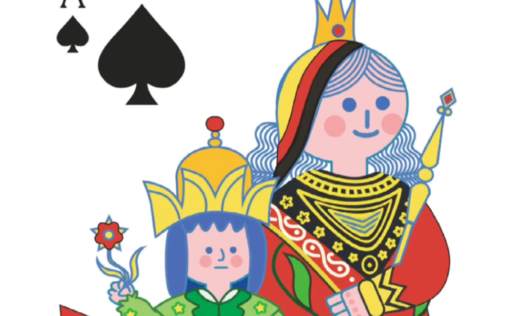 活动  我和小泡泡之扑克牌——黑桃a