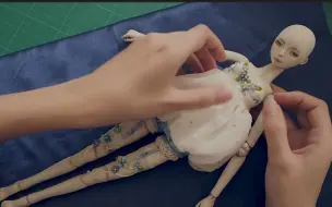 Скачать видео: 【陶瓷bjd】OOAK Cloud in Garden Making of