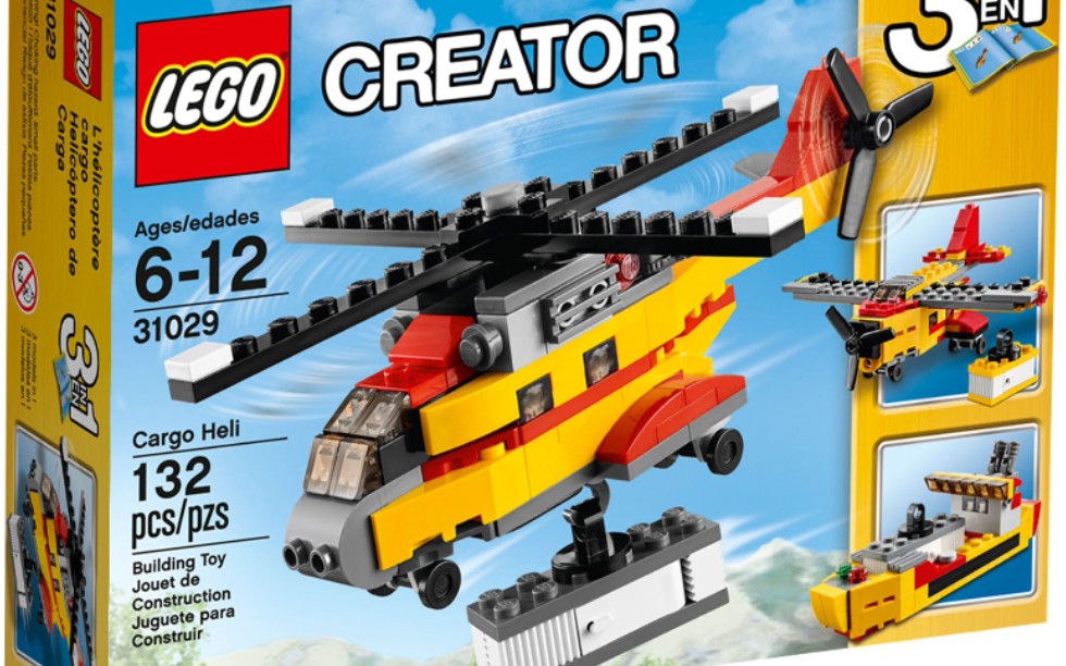 乐高 创意百变 31029 货物直升机 速组评测_哔哩哔哩 (゜-゜)つロ
