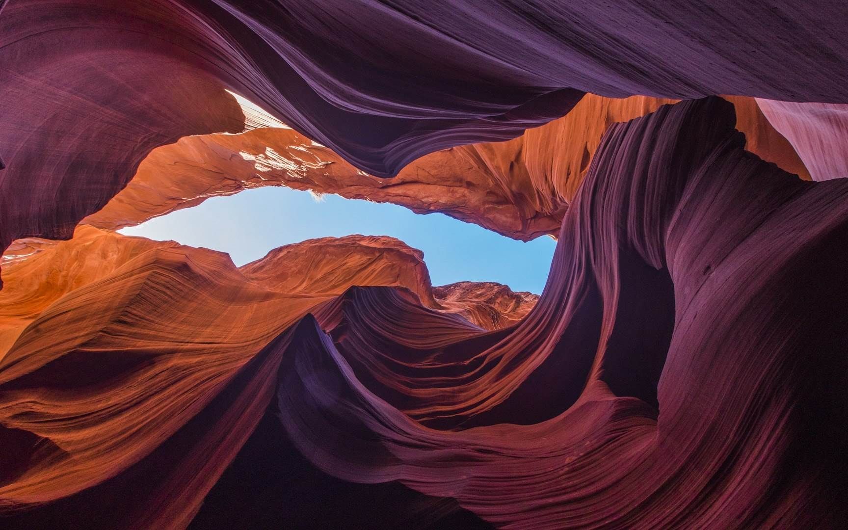 位于亚利桑那州佩奇镇附近的纳瓦霍族保留地的下羚羊峡谷(08 ling
