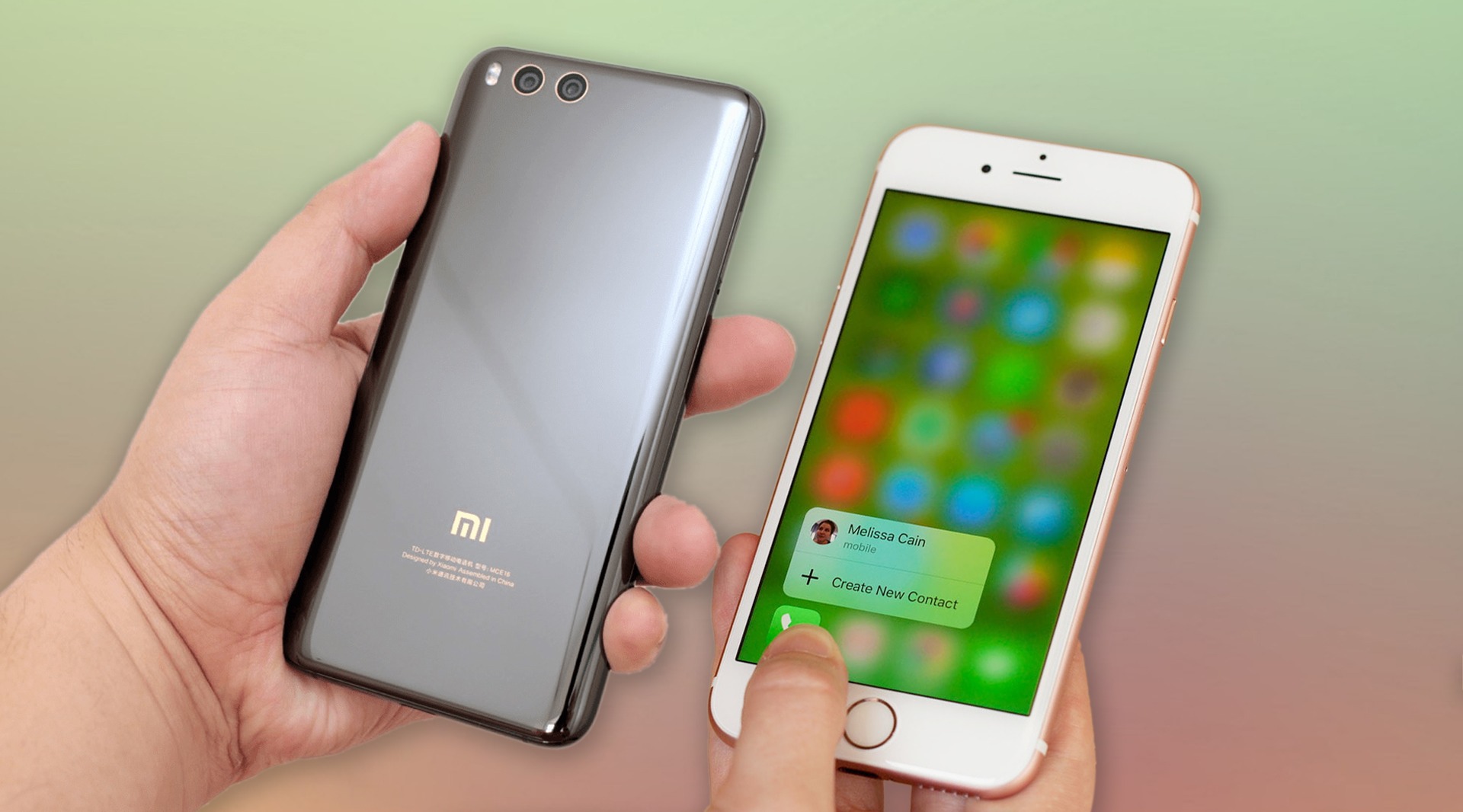 小米6对比iPhone6s,网友直呼iPhone垃圾!