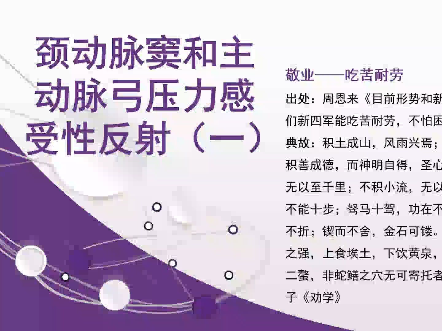 压力感受性反射:反射弧,压力感受器哔哩哔哩bilibili