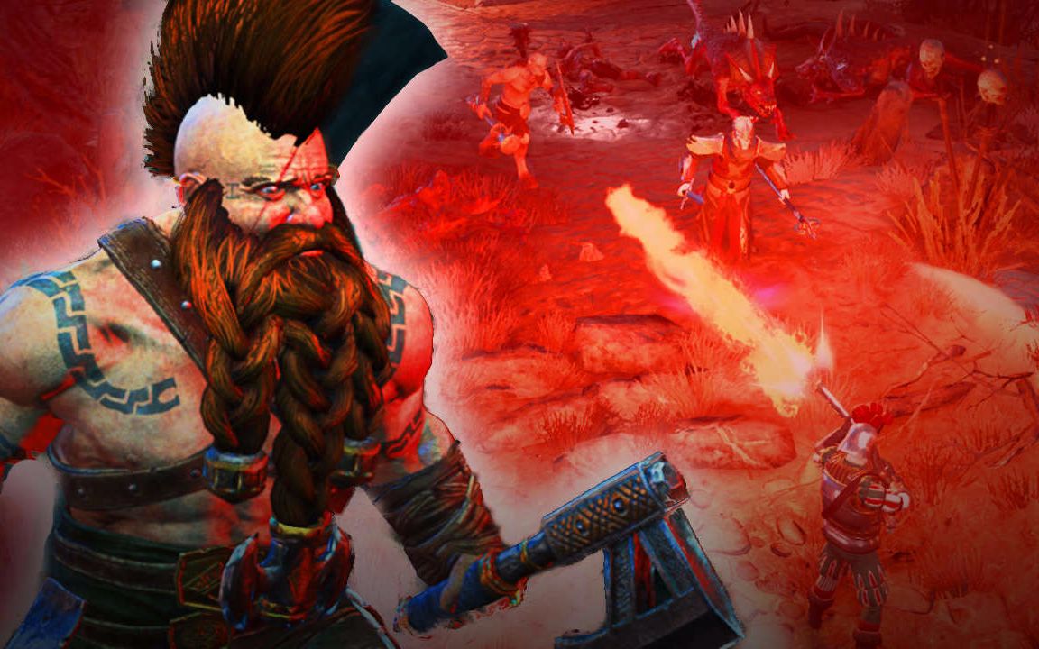 "暗黑风arpg"《战锤:混沌祸害(warhammer_ chaosbane)》矮人屠夫 高精