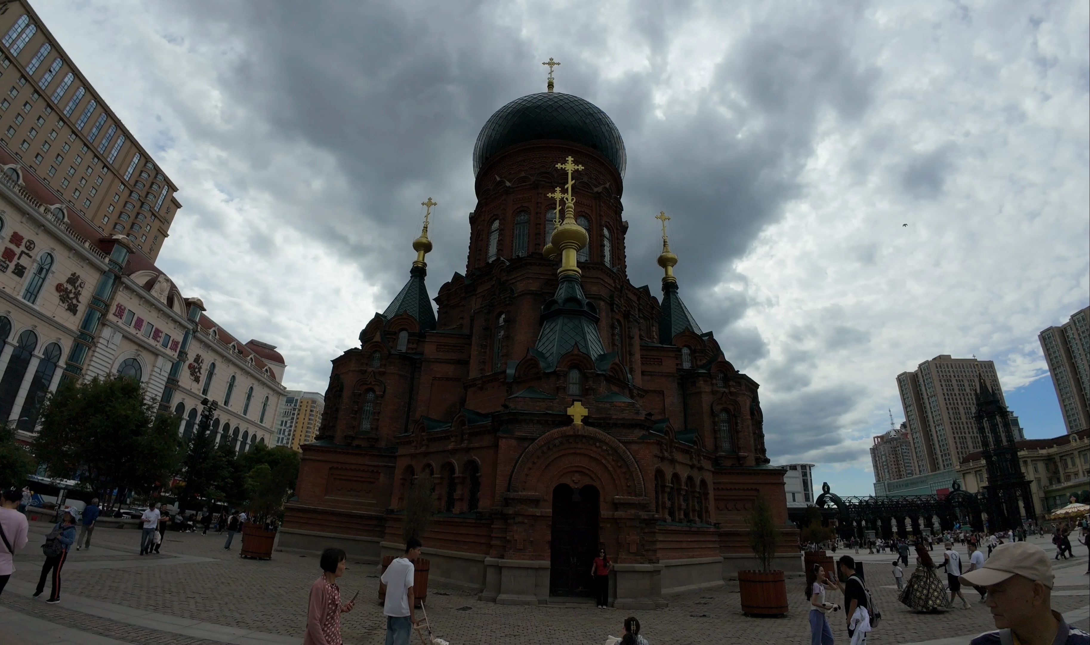 哈尔滨圣索菲亚大教堂兆麟公园