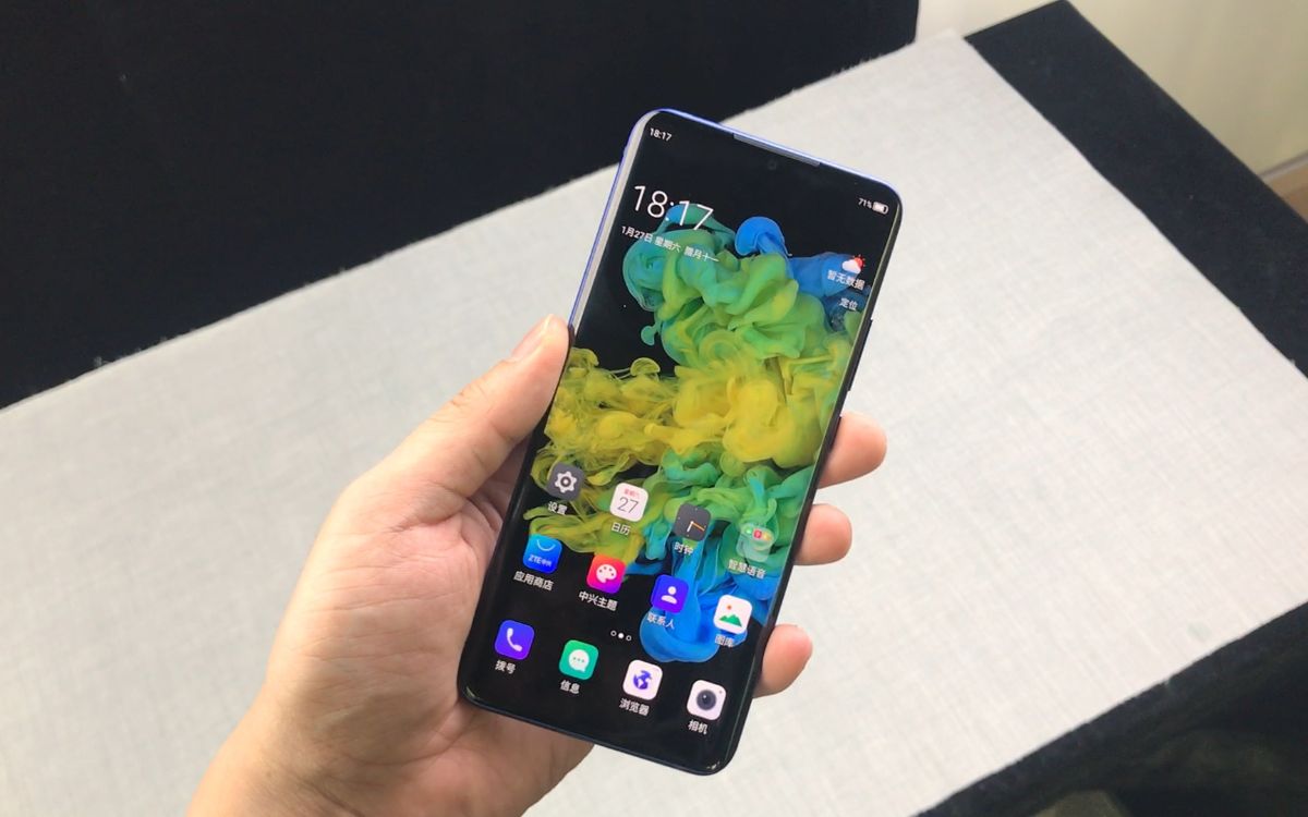 中兴天机axon10pro体验双曲面屏流线机身手感好