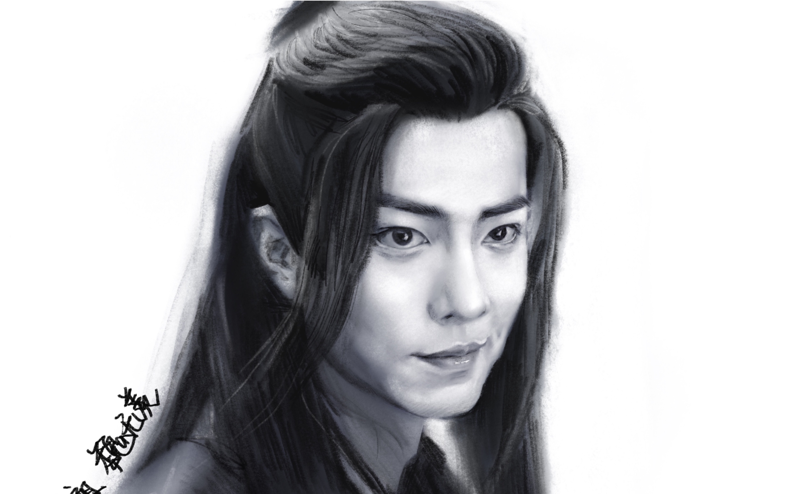 mini5手绘 《陈情令》-《不羁》肖战-魏无羡