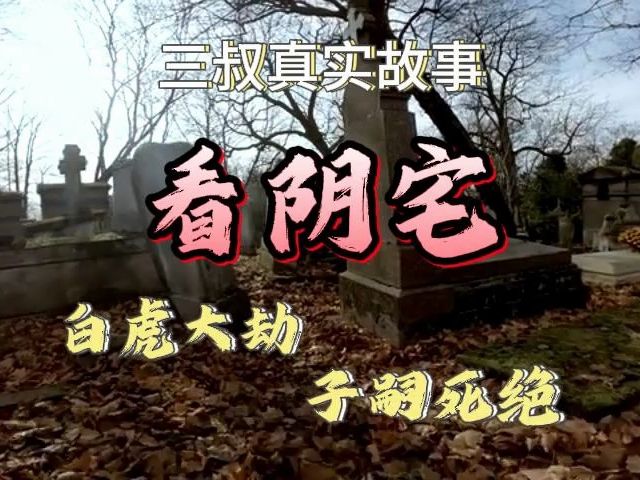 《真实故事》看阴宅:白虎大劫,子嗣死绝......哔哩哔哩bilibili