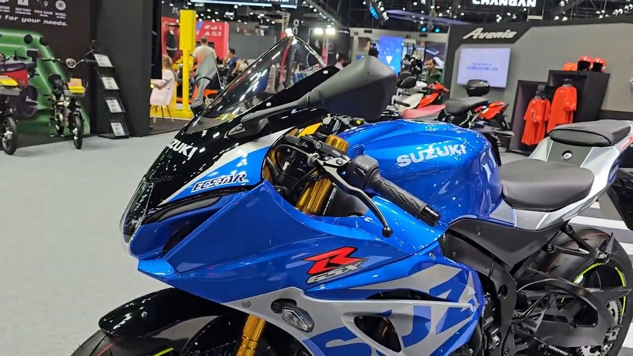2024 suzuki gsx-r1000r 车展实拍,最低调的公升级仿赛
