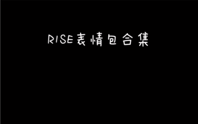 R1SE表情包合集非卡点哔哩哔哩bilibili