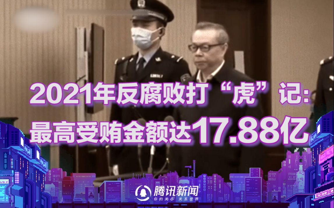 2021年反腐败打“虎”记:落马者最高受贿金额达17.88亿哔哩哔哩bilibili