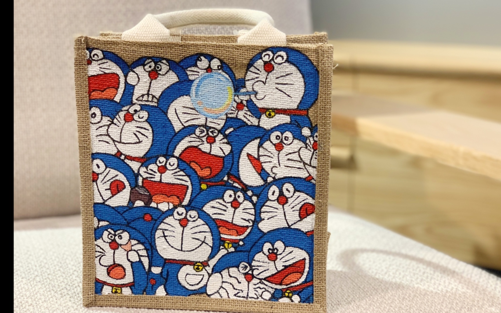 muji手绘包～mini版多啦a梦