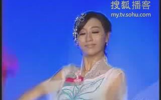 CCTV模特陈嘉颖扇子舞哔哩哔哩bilibili