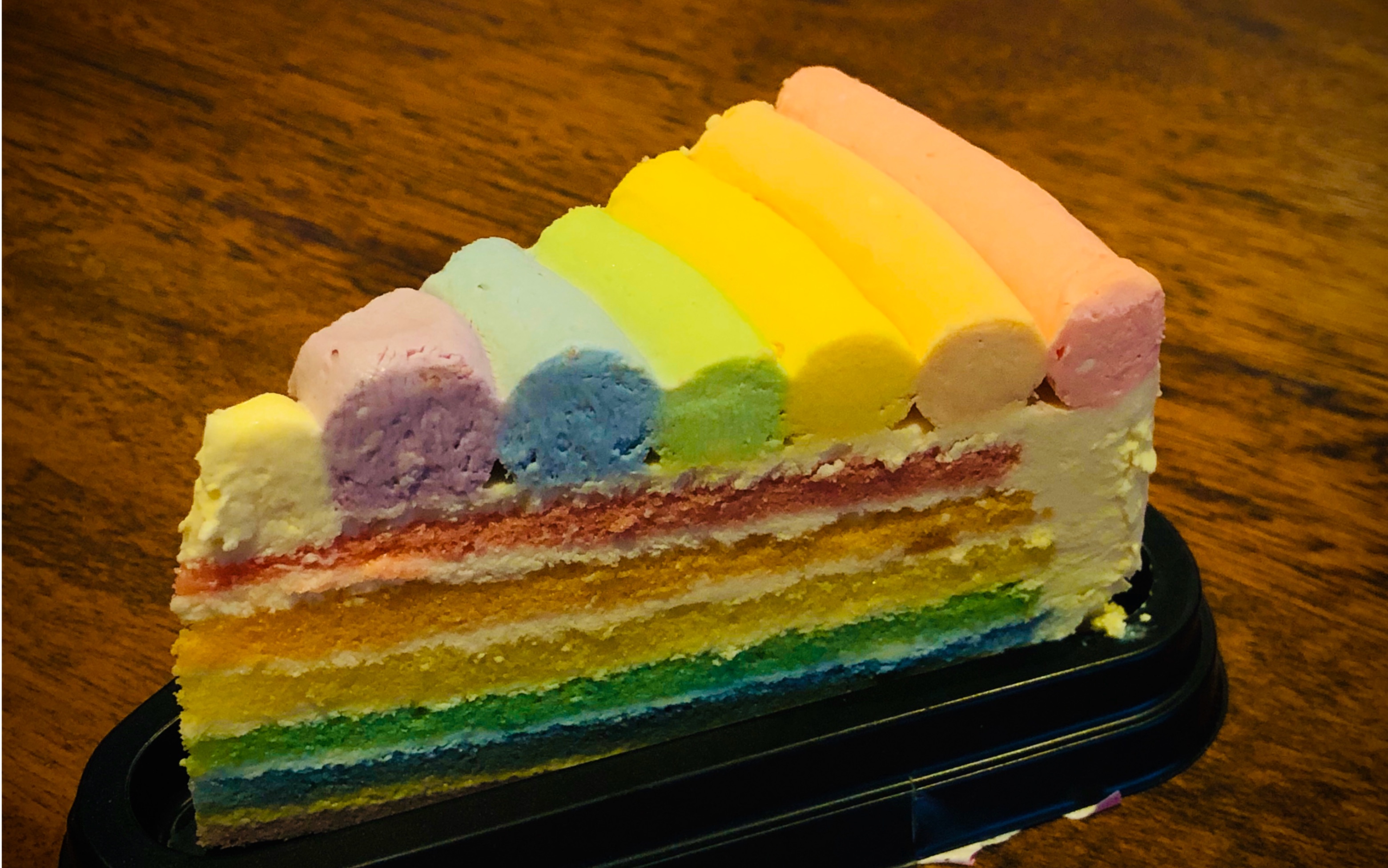 彩虹蛋糕图片高清图片