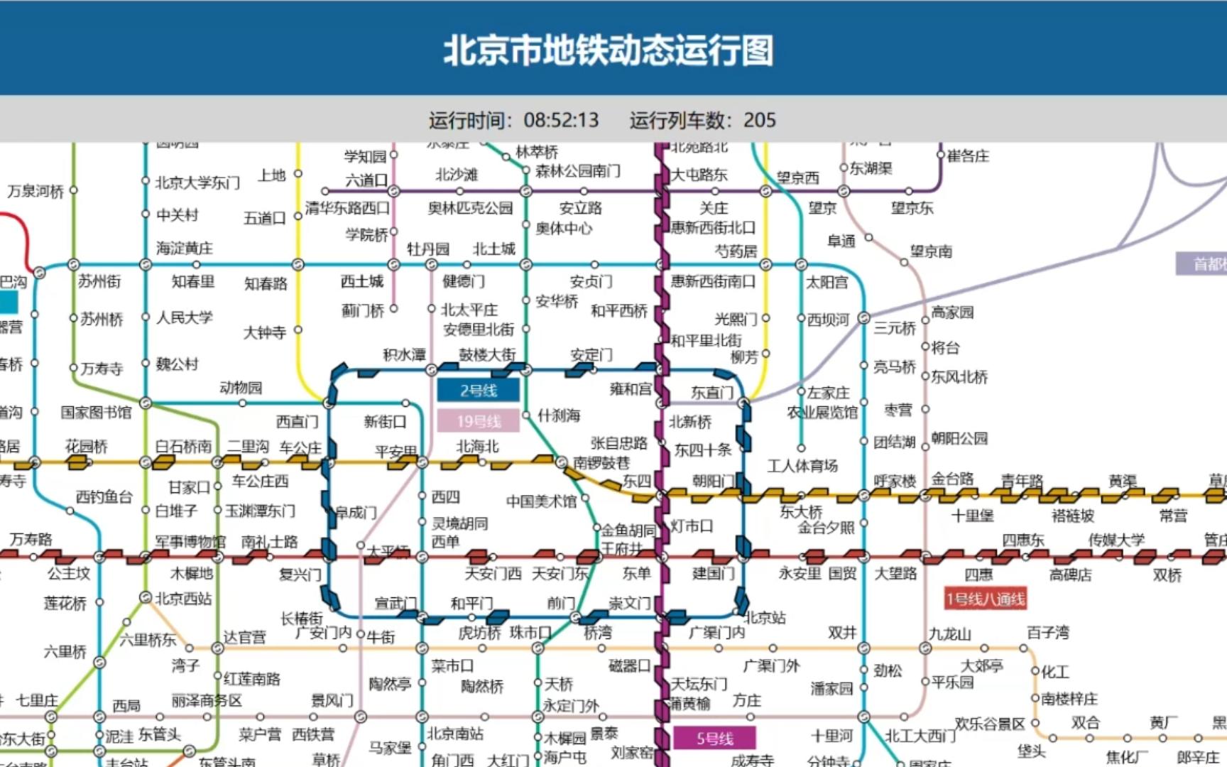 全网首发!会动的地铁运行图(半成品)哔哩哔哩bilibili