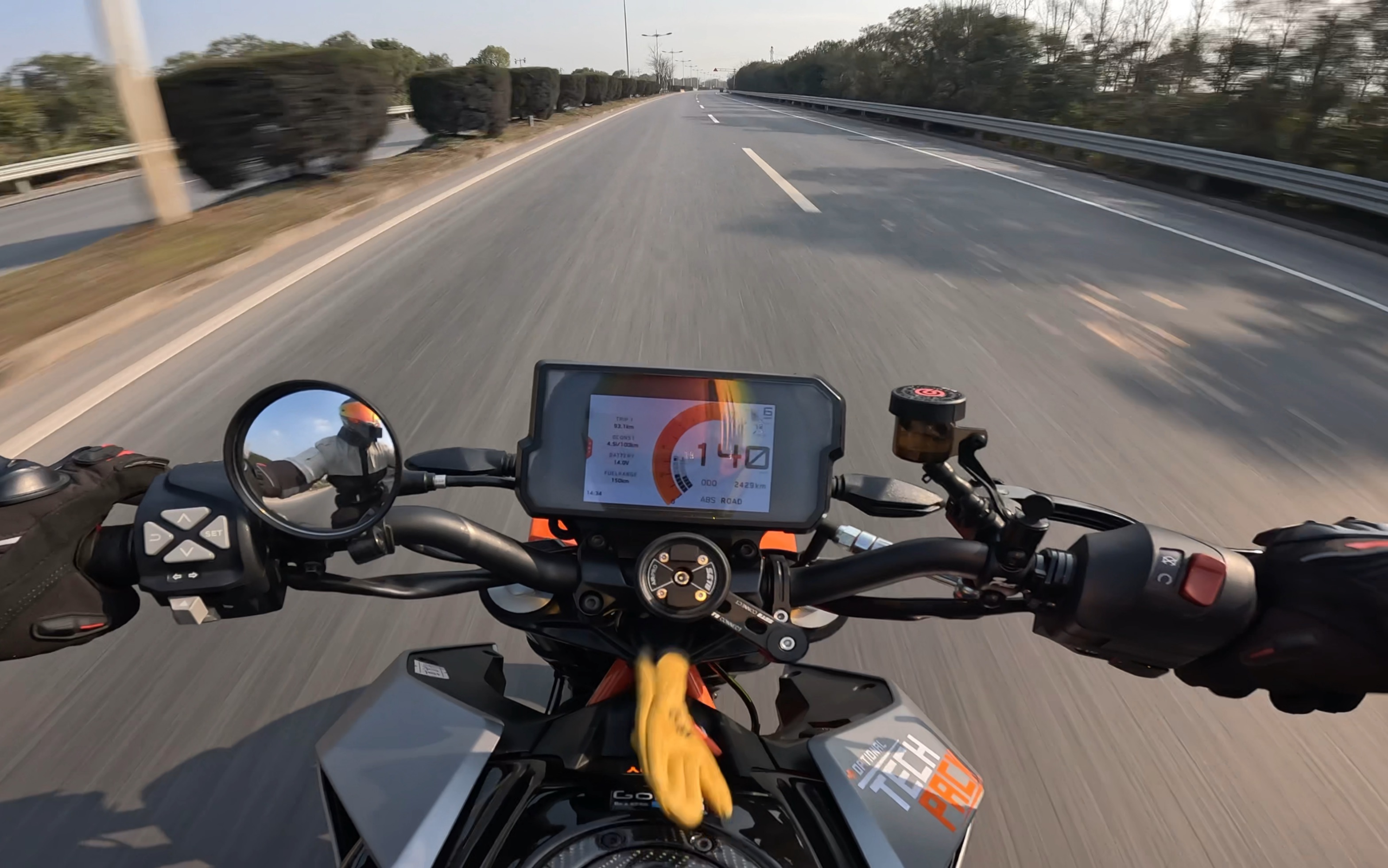 【4k/60】ktm duke 390無風噪聲浪 日常騎行 gopro11