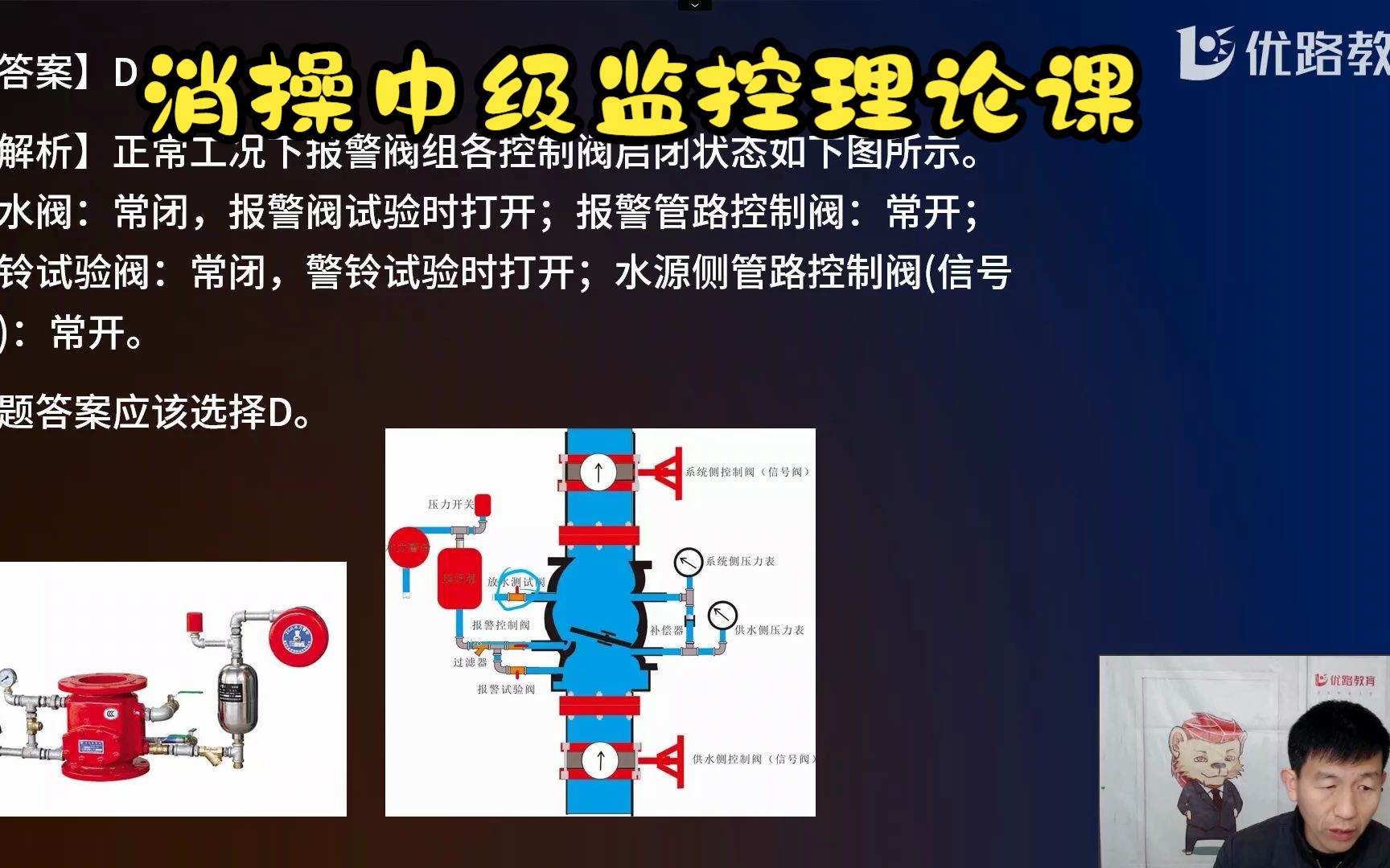 消防设施操作员中级监控习题课郑柏林老师02节哔哩哔哩bilibili