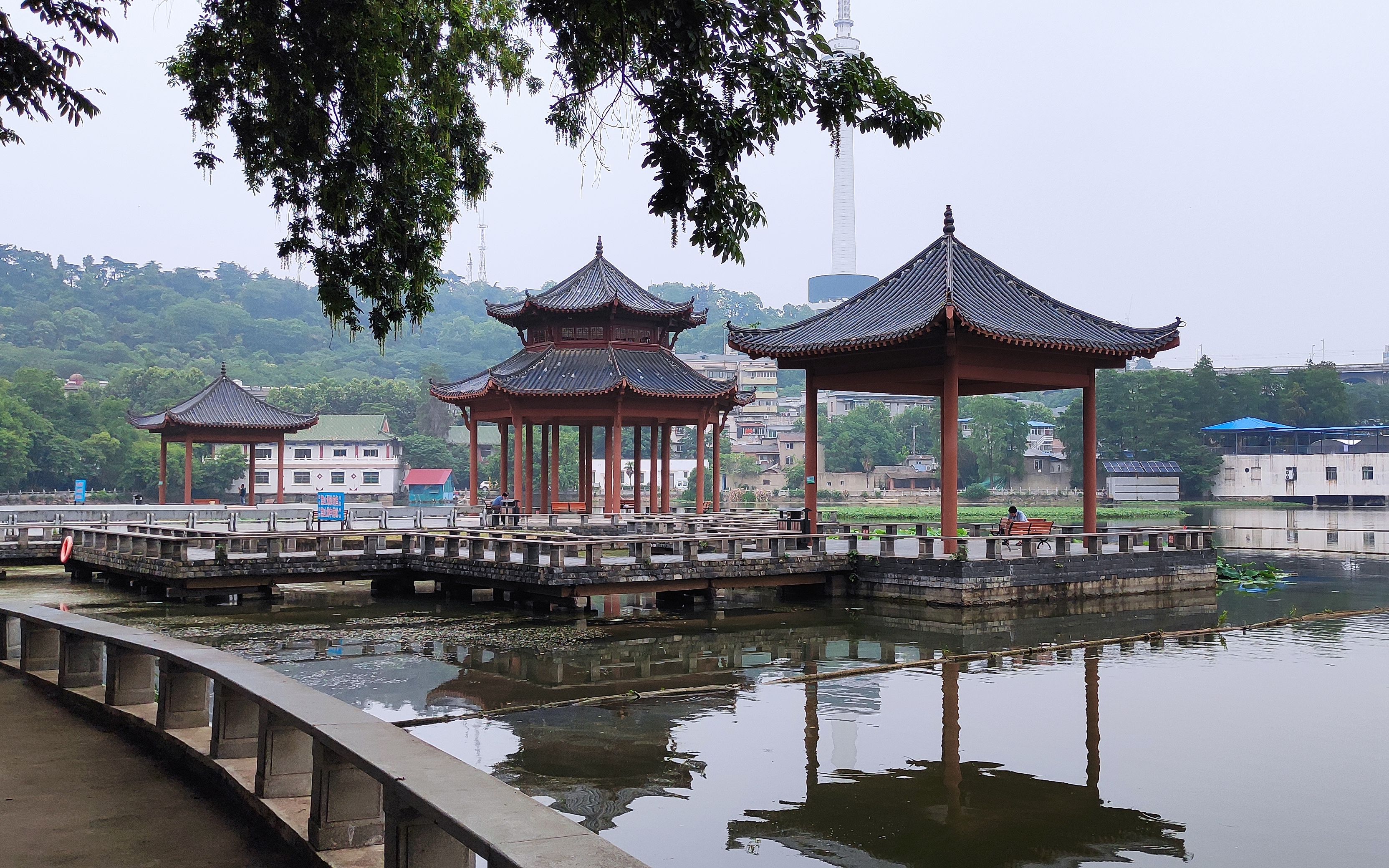 汉阳湖景区图片