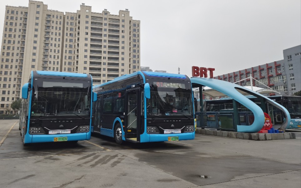 常州公交b1路 第二批宇通u18 武进公交中心站