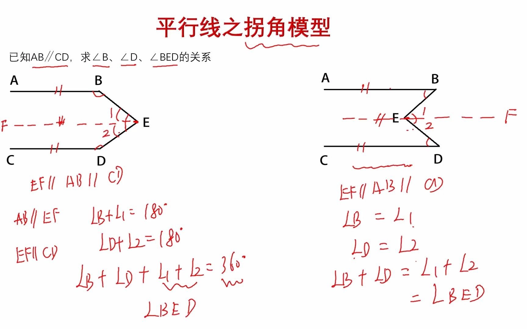 活动作品平行线之拐角模型