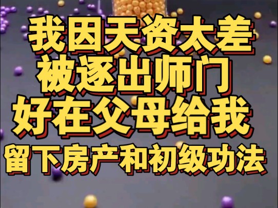 我因天资太差被逐出师门,好在父母给我留下房产和初级功法哔哩哔哩bilibili