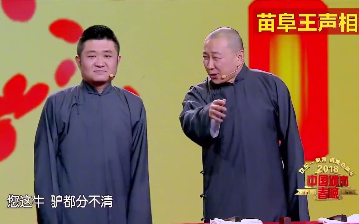 苗阜王声相声:描述陕西名胜古迹关中八景,满满的包袱笑料不断