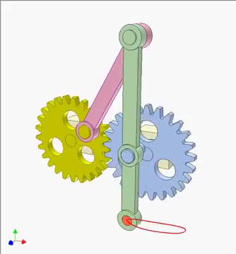 齿轮连杆组合机构简图图片
