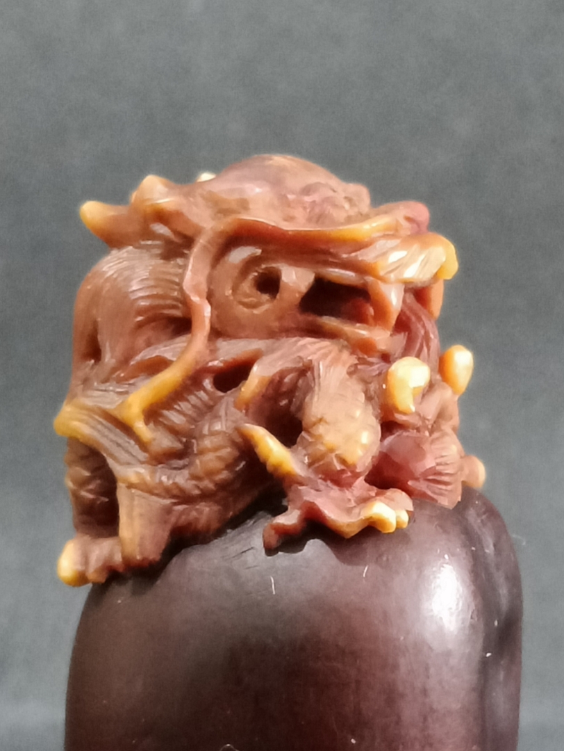 龙 缅茄雕刻文玩