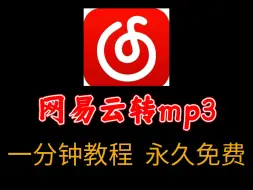 Download Video: 【永久有效】网易云音乐ncm转mp3一分钟教程，再也不用担心没有bgm了