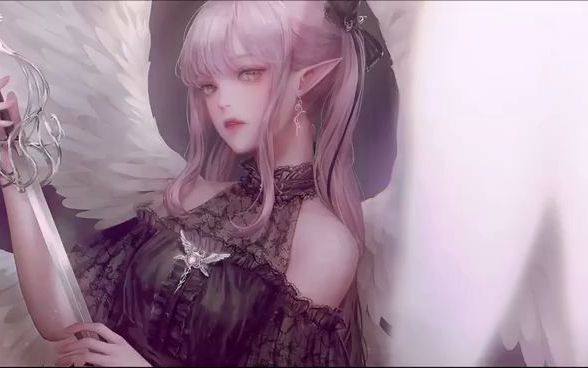 活动  天使女孩绘画过程——韩国画师shale_7