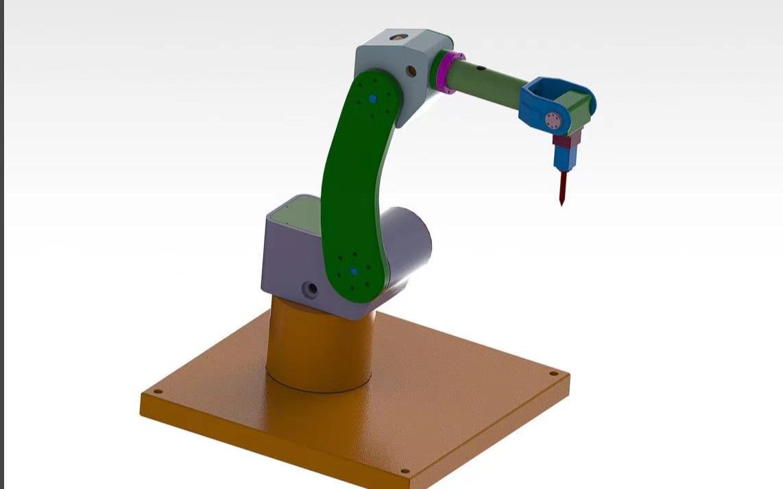 六轴机械臂,空间圆弧直线_哔哩哔哩_bilibili