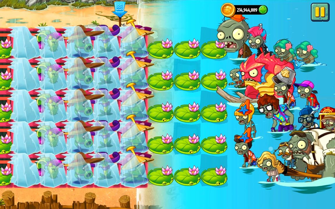 面对巨人僵尸从海底来袭,暗影家族被冰冻,戴夫的花园危险了