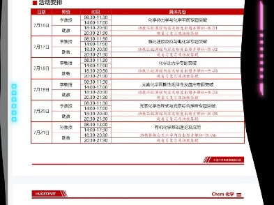 汇智起航 2024 年暑化学奥林匹克竞赛 C2T 科普活动营 李志强 孙兴文 李硕 罗时玮 12套哔哩哔哩bilibili