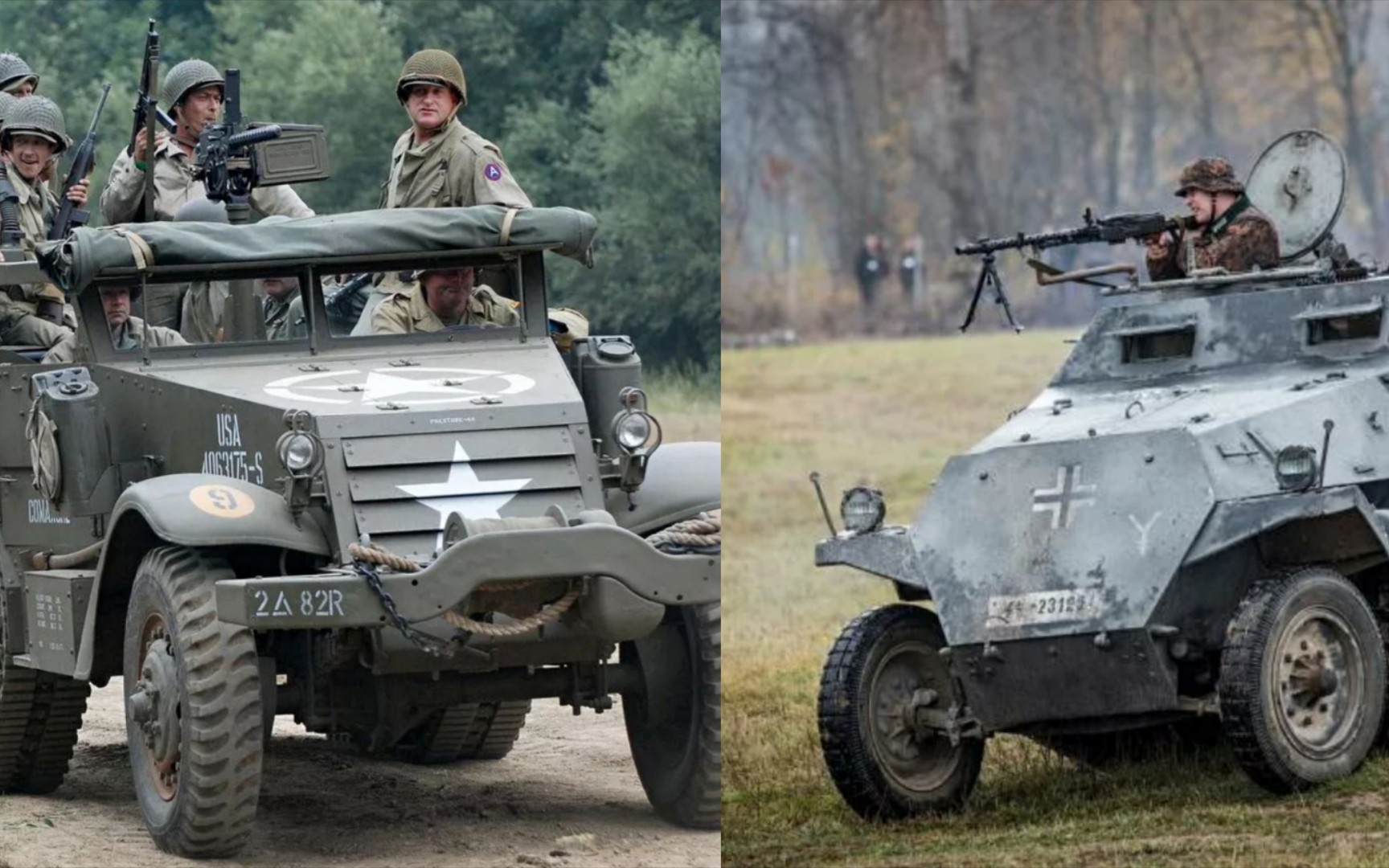 谁才是最好的半履带装甲车?m3和251谁更好?