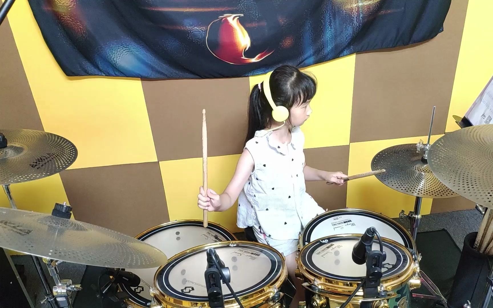 【Drum Cover】学员GCZ  蓝精灵哔哩哔哩bilibili