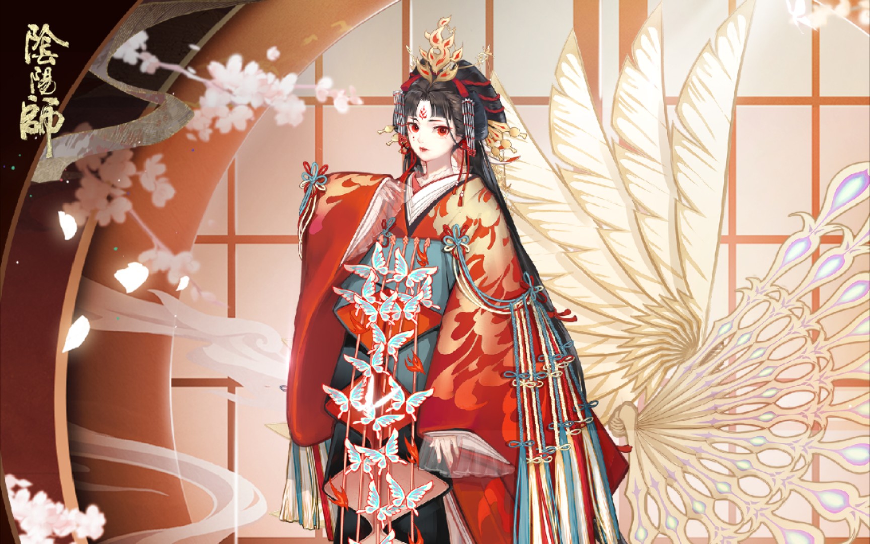 不知火典藏皮肤【蝶步韶华】展示(上次那个没搞好,这次重新来一次)