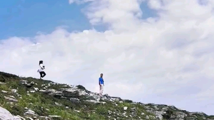 [图]七岩山，无名路，山西的一个小草原